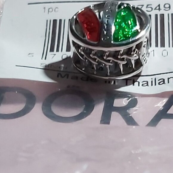 Auth Pandora *RETIRED* Sterling Silver RADIO CITY MUSIC HALL Charm 797549ENMX - Picture 5 of 11